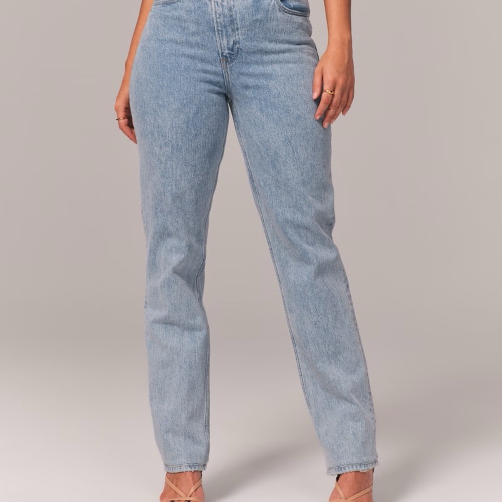 Abercrombie & Fitch Light Blue High Rise Jeans